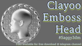 Clayoo Emboss | Head Embossing with texture I Hindi