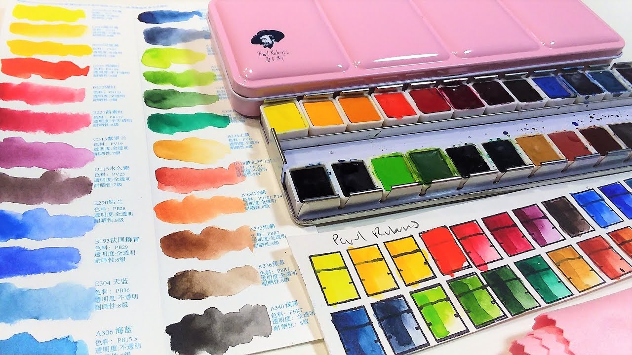 LF!! Paul Rubens Watercolor set 12 pans, Bulletin Board, Looking For on  Carousell