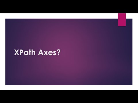XPath Axes Made