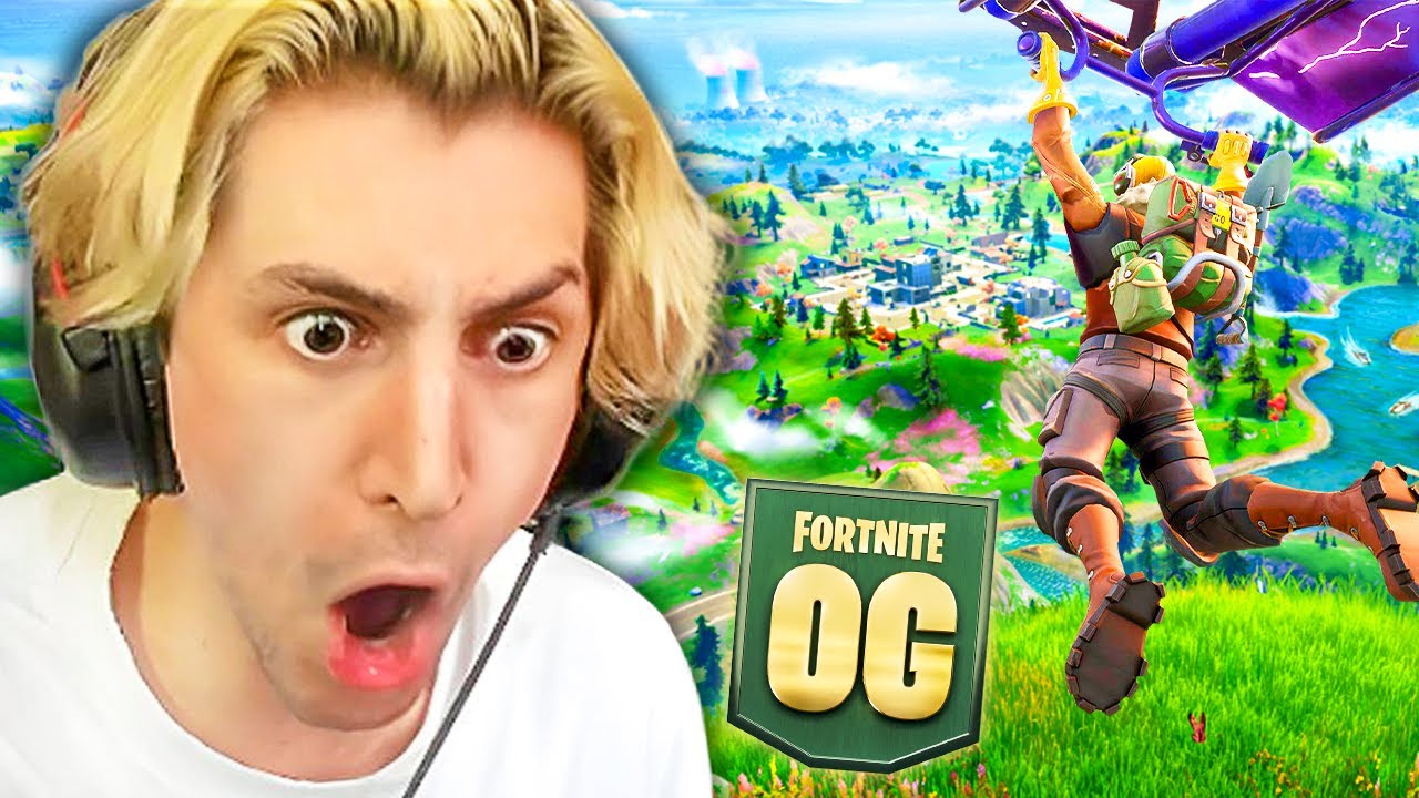 XQC PLAYS OG FORTNITE!
