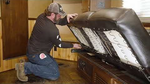 Removing the Lower Cushion of a Jack Knife Sofa