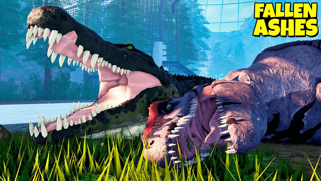 NOVO DEINOSUCHUS VS TODOS OS APEX DE FALLEN ASHES ROBLOX YouTube 