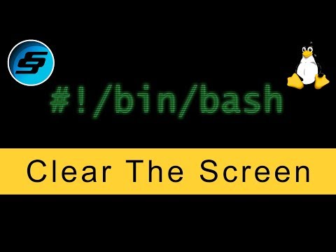تصویری: چگونه صفحه را در bash پاک کنم؟