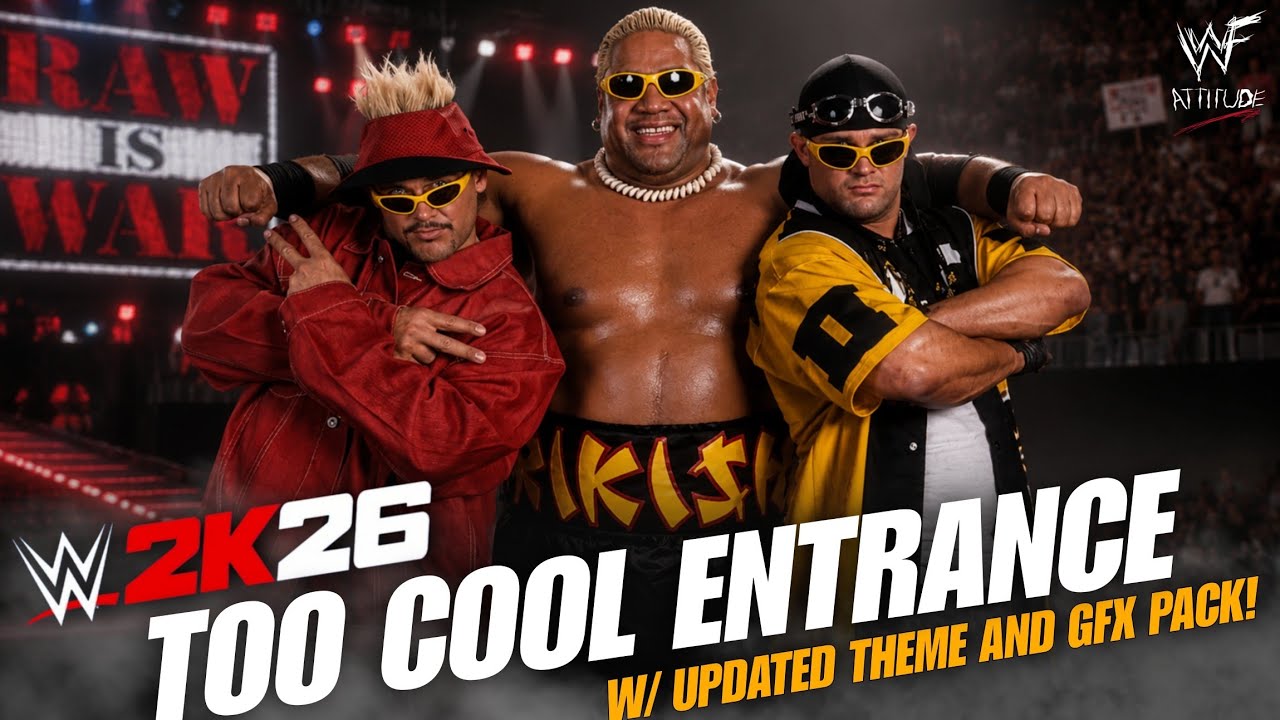 WWE2K26 Too Cool Crazy Entrance w/ Grand Master Sexay, Scotty 2
