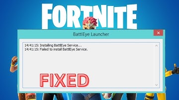 FORTNITE SEASON X -" FAILD TO INTIALIZE BATTLEYE SERVICE" GENERIC  ERROR FIXED