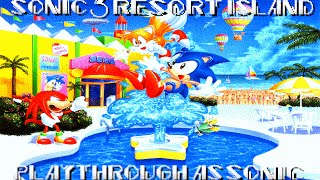 Мульт Sonic 3 Resort Island Walkthrough Sonic OLD