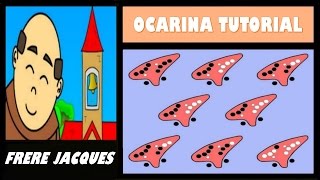 Video thumbnail of "How to Play | Frere Jacques |  Easy Ocarina Tutorial"