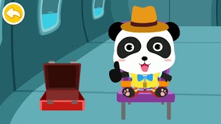 Baby Panda's Airport | BabyBus Kids Games #195 screenshot 5