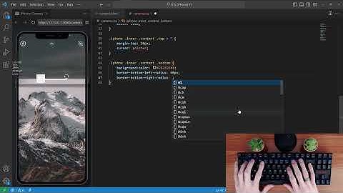 ASMR Programming - Coding iOS (iPhone) Camera Screen - No Talking