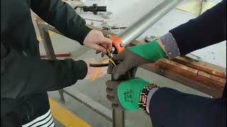 how to assemble build-in cable telescopic mast