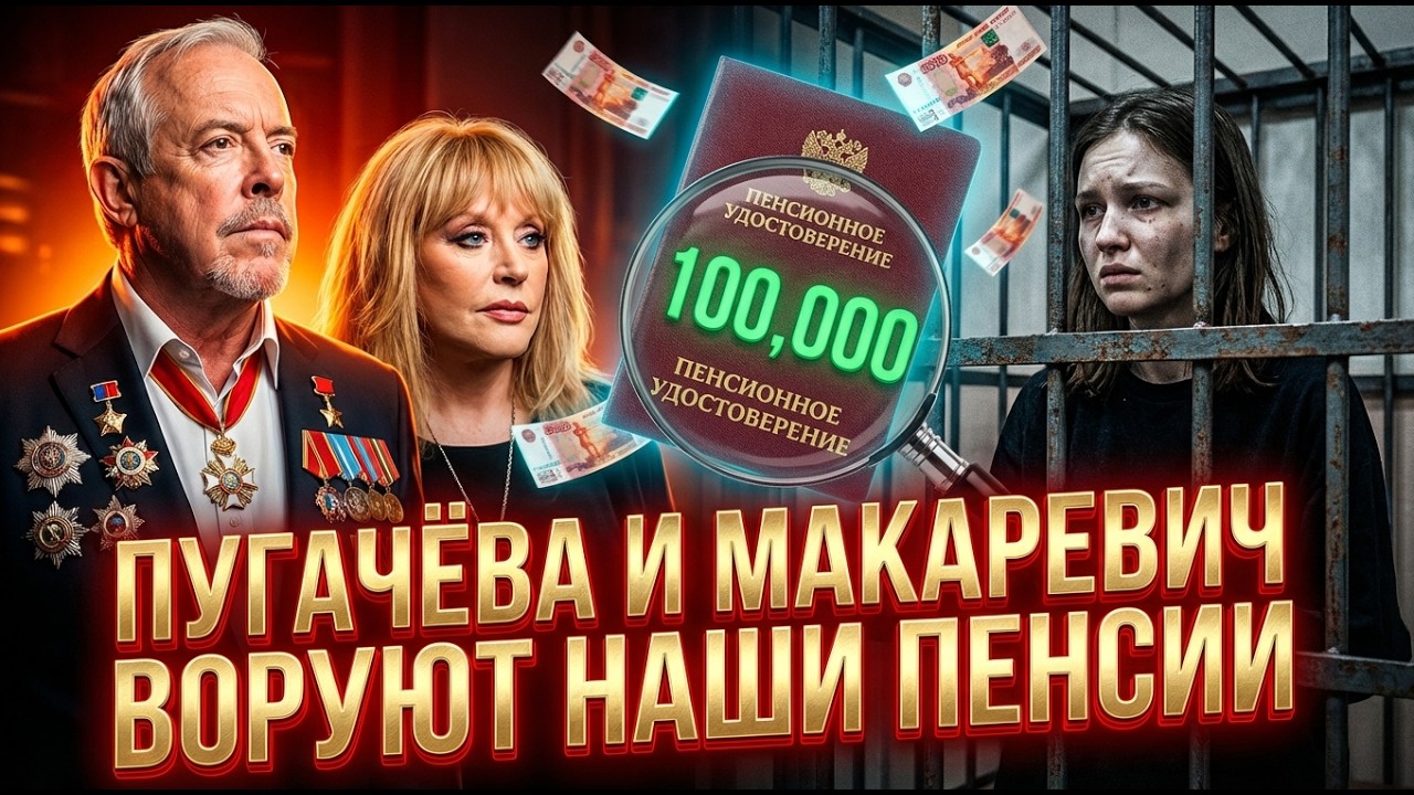 ПУГАЧЁВА И МАКАРЕВИЧ ВОРУЮТ НАШИ ПЕНСИИ. У МИЛЯВСКОЙ ОТКАЗЫВАЮТ ЛЁГКИЕ .ТРЕПОВА ЖЕЛАЕТ ВЫЙТИ НА ВОЛЮ