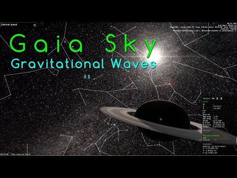 Gaia Sky - Gravitational waves demo