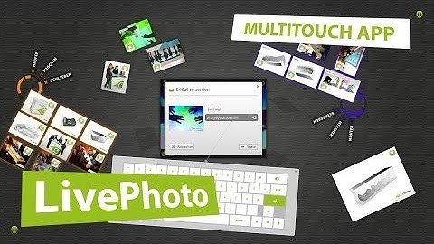 Interactive Digital Signage Software: MultiTouch App LivePhoto