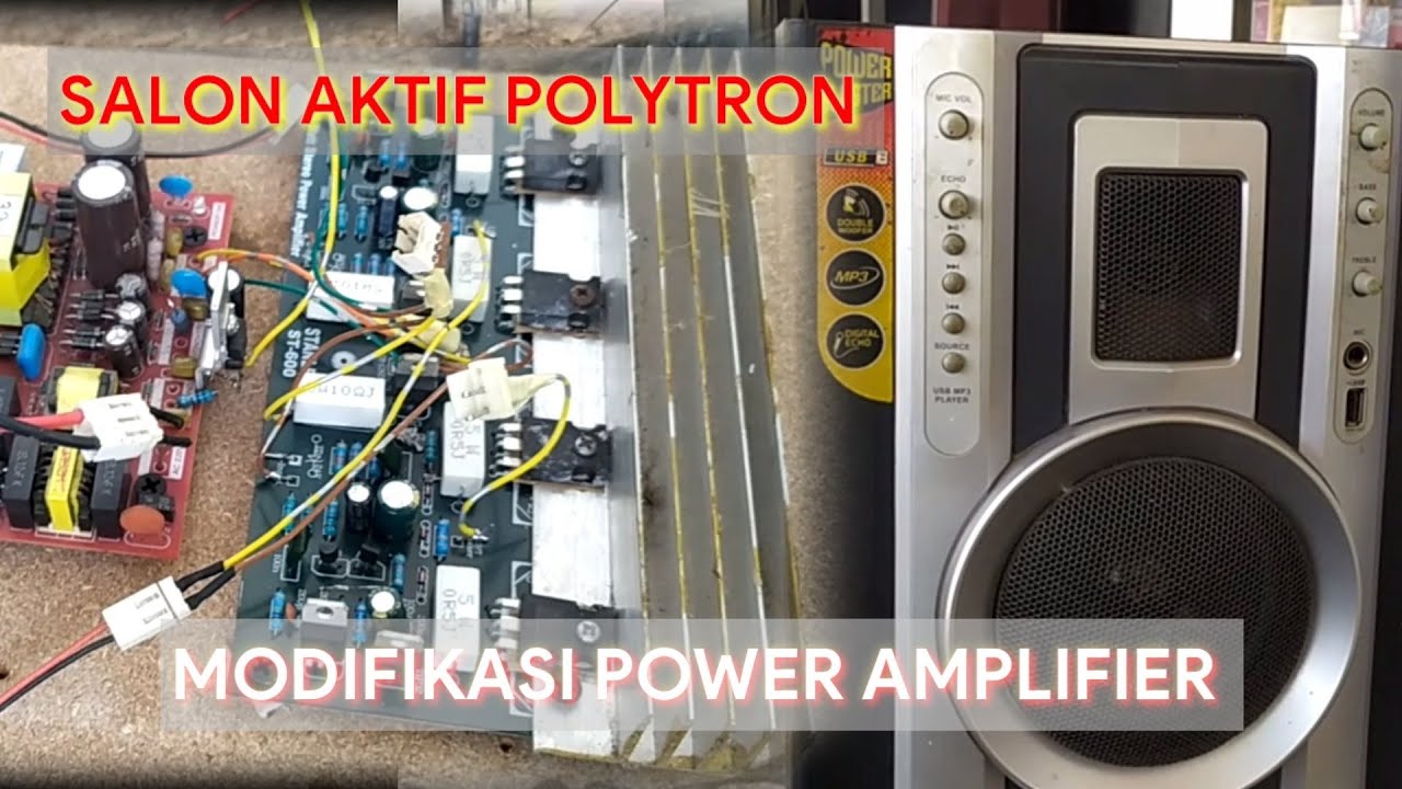 CARA MENGGANTI POWER AKTIF POLYTRON DENGAN POWER YANG LEBIH BESAR #vlog 100