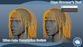 Maya Groomer's Tool: XGen Auto Description Switch