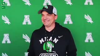 Spring Football 2026 Media Availability 3/20 | Mean Green FB