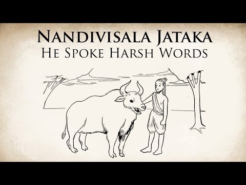 He Spoke Harsh Words  Nandivisala Jataka  Animated Buddhist Stories