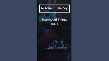 #007   Tech word of the day : Internet of Things (IOT) #shorts #iot #internetofthings