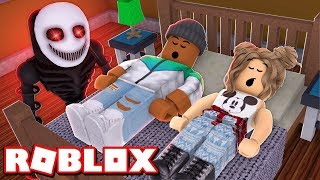 I was invited to a SCARY SLEEPOVER in Roblox.. (Don't Watch) (CAMPING PART 11)