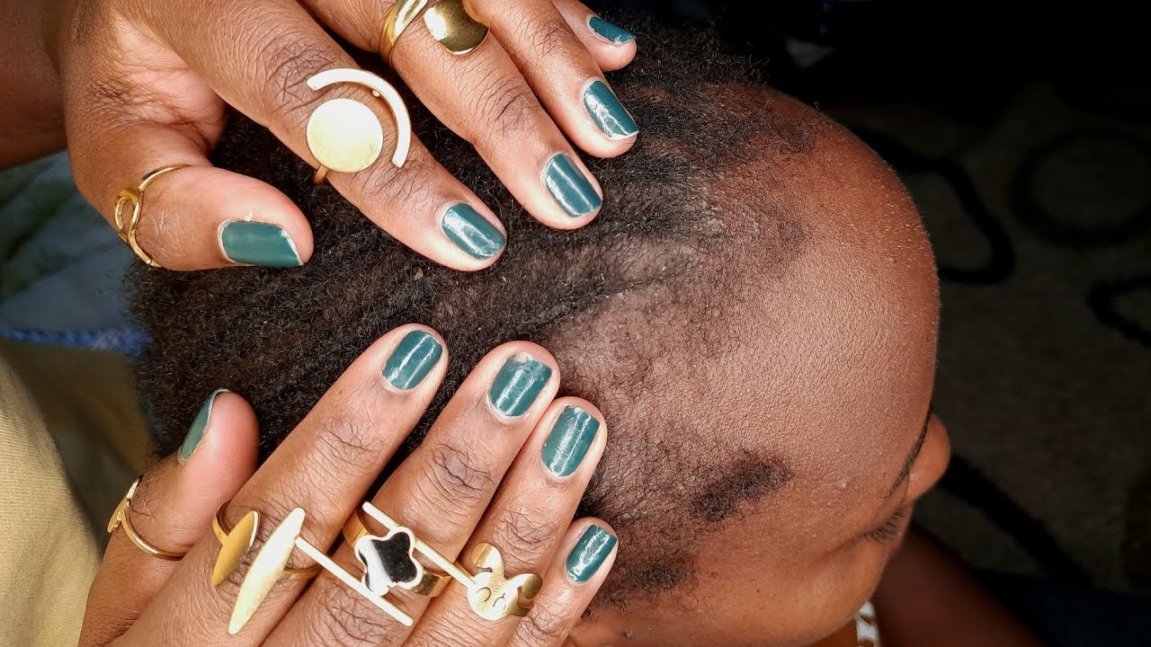 ASMR Scalp Scratching and Brushing with mild Blowing Sounds #asmr #relax  #haircare #asmrsounds 