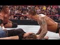 Randy orton makes it personal with triple h