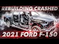 WE BOUGHT A WRECKED 2021 FORD F150 PLATINUM FROM IAAI INSURANCE AUCTION.