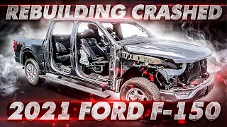 WE BOUGHT A WRECKED 2021 FORD F150 PLATINUM FROM IAAI INSURANCE AUCTION.