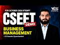 CSEET Classes Oct 26 | Business Management Lecture 1 | CS Vasudev Gyanchandani
