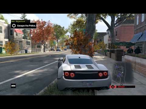 Vídeo: Watch Dogs - Backseat Driver, Evita A Polícia, Bloqueio, Fugitivo, Hack De Garagem