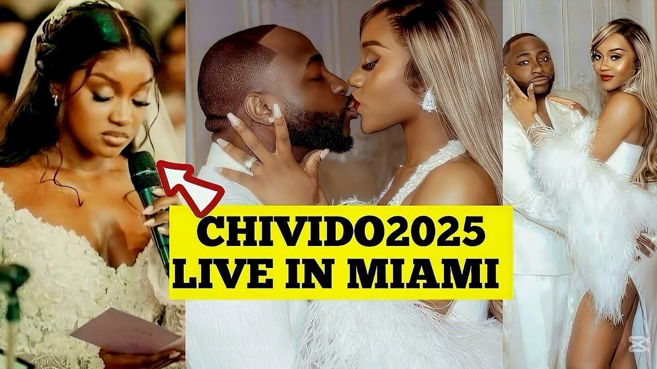 DAVIDO AND CHIOMA OFFICIAL WHITE WEDDING IN MIAMI | BTS CHIVIDO2025 PHOTOSHOOT #chivido2025 #davido