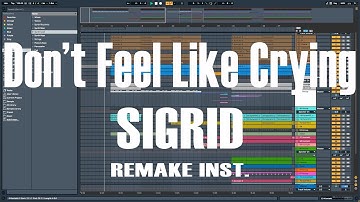 Sigrid - Don’t Feel Like Crying Full Remake Inst.