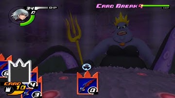 Kingdom Hearts Re:CoM R/R - Ursula (No Damage) (No Sleights) (No Duels) (No Enemy Cards)