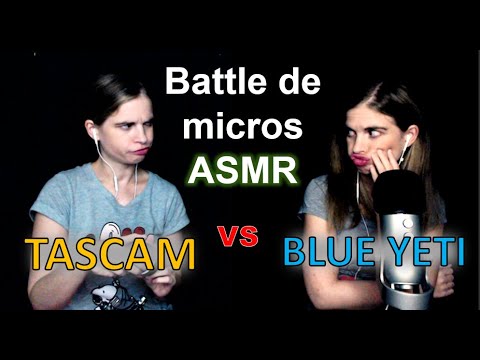 [ASMR français] DUEL DE JUMELLES : battle Blue Yeti vs Tascam