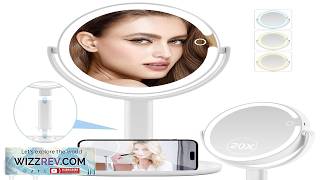 Lighted Makeup Mirror 20X Magnifying Mirror with Light and Adjustable Brightnes screenshot 4