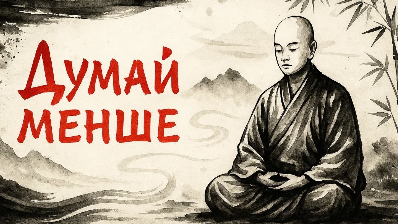 Почему ВРЕДНО думать слишком много | мудрость Шаолиня