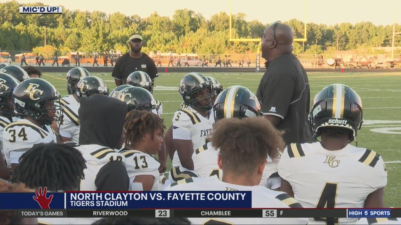 North Clayton vs Fayette County Mic'd Up YouTube