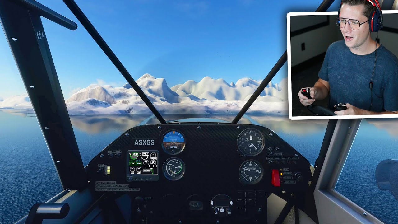 I FLEW TO ANTARCTICA Microsoft Flight Simulator Part 18 YouTube