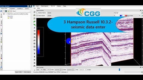 3- Hampson Russell 10.3.2 :import seismic data