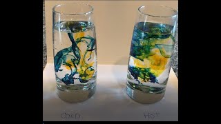 Diffusion in liquids Hot vs. Cold