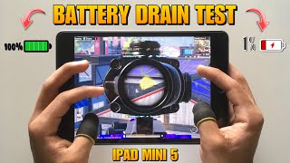 IPAD MINI 5 BATTERY DRAIN TEST IN 2024 BGMI ULTRA GRAPHICS TEST 🔥