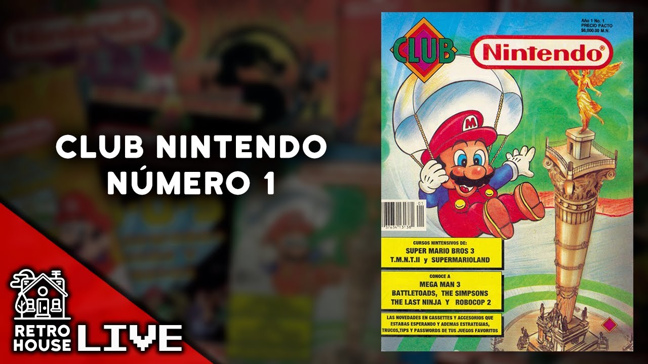 Revista Club Nintendo Numero año 1 número 1 - Reseña - YouTube