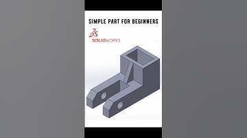 Learn SolidWorks: Simple Part Creation for New Users!