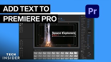 How To Add Text In Premiere Pro CC