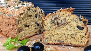 Best GLUTEN  FREE  bread️ Lose weight with this healthy oatmeal bread recipe. No yeast, no flour