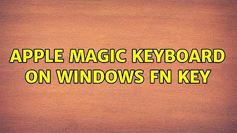 Apple Magic Keyboard on Windows FN Key