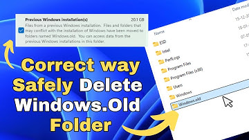 Delete Windows.Old Folder from Windows 11 | Safe Method to Remove Windows.old Folder | Safely Remove