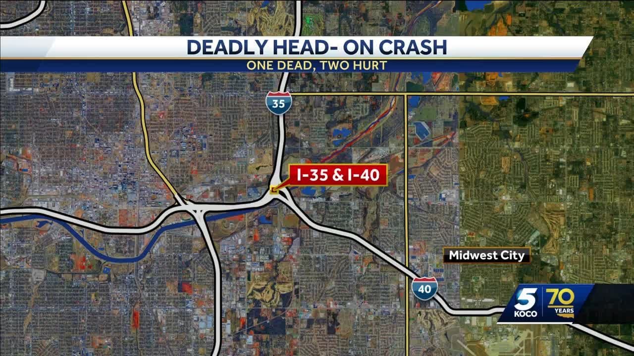 1 dead, 2 hurt after head-on collision in OKC - YouTube