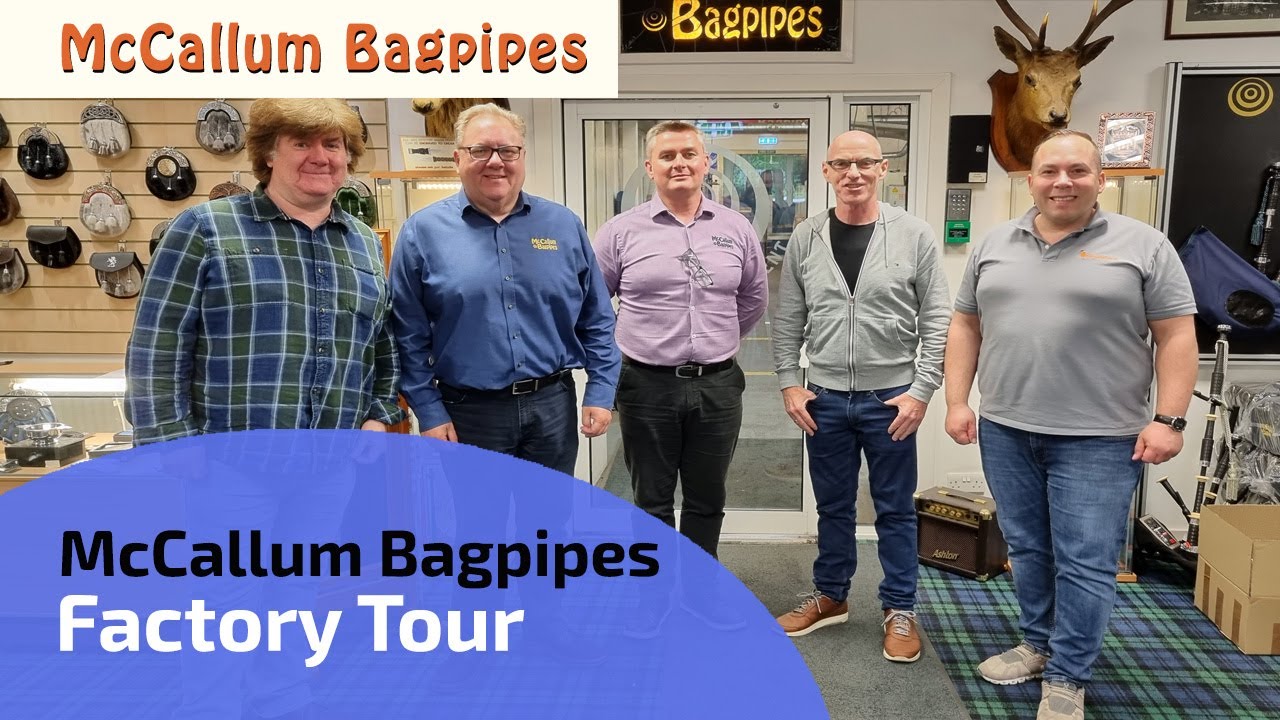 Bagpipe Makers Factory Tour How bagpipes are made YouTube