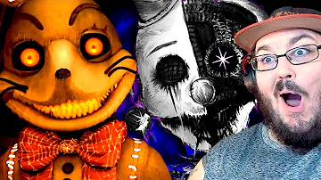 FNAF SONG "Afraid of the Dark" (ANIMATED II) & FNAF ENNARD SONG "THIS OPPORTUNITY" #FNAF REACTION!!!