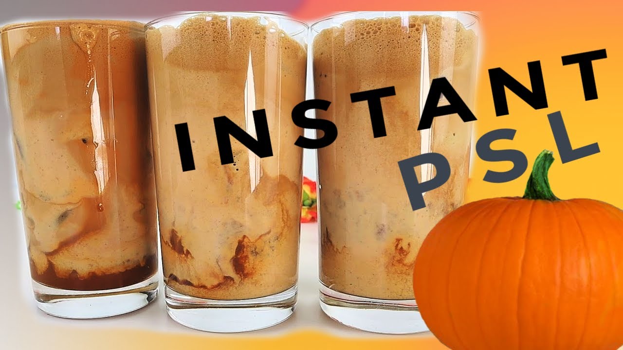 INSTANT PUMPKIN GREEK FRAPPE | PUMPKIN SPICE COFFEE CREAMER | QUICK
